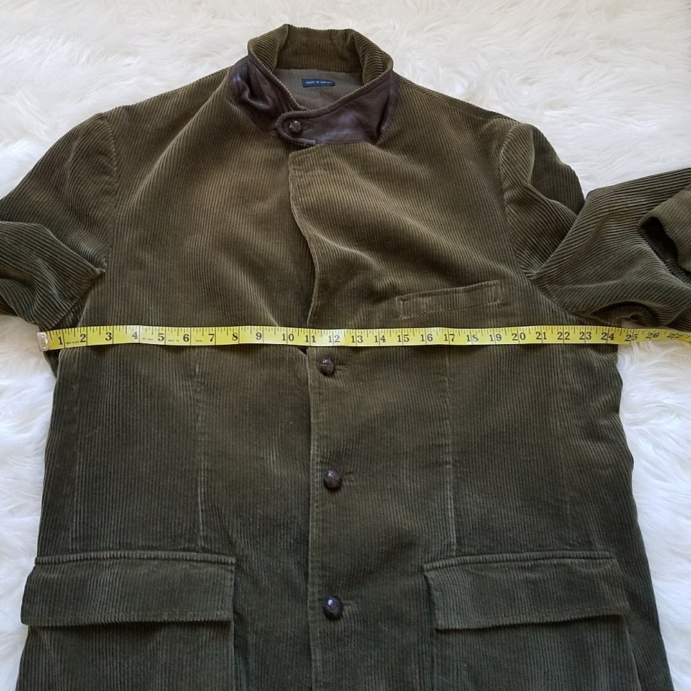 Ralph Lauren Men's Corduroy/Leather Blazer - Picture 5 of 13